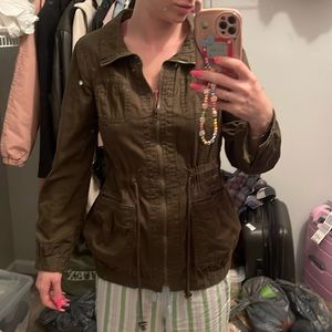 Khaki green jacket